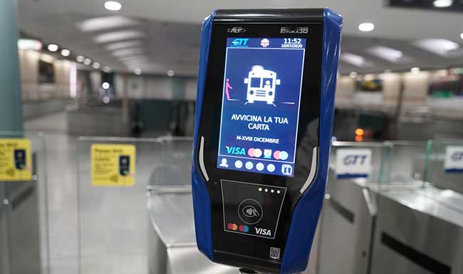 GTT contactless biglietti