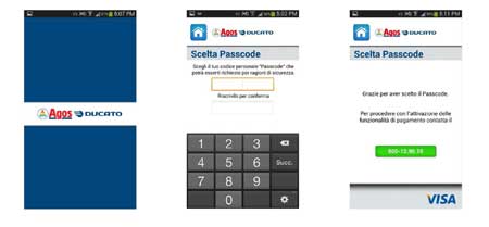 AgosDucato NFC passcode