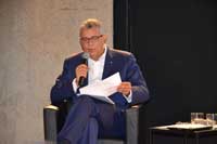 Andrea Cardamone alla presentazione di Widiba