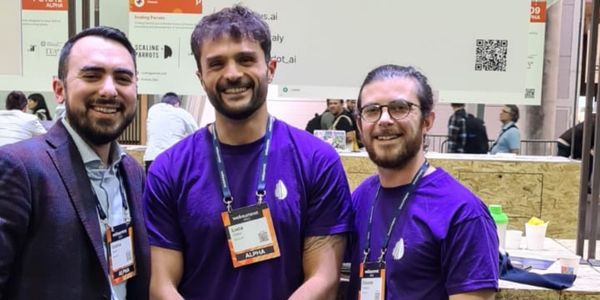 Il team di Aptus.AI al web summit 2022