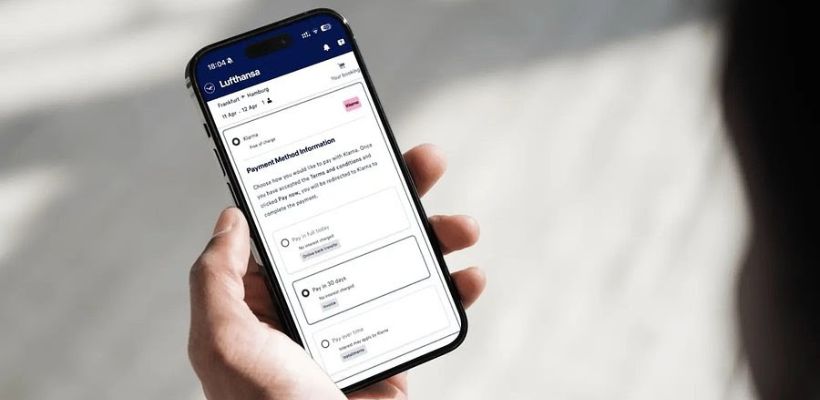 I voli Lufthansa si pagano con Klarna