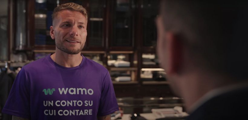 wamo: spot con Ciro Immobile