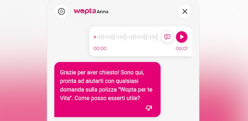 Anna: il nuovo AI-agent sul sito di Wopta